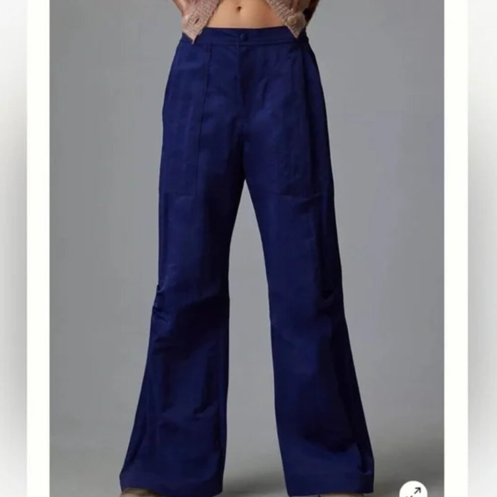 Stella Nova Anthropologie Quinn Pants Women's XL / 42 Utility Relaxed Fit NWT